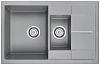 Кухонная мойка Paulmark FESTE PM237850-GRM кварцевая серый металлик