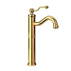Смеситель для раковины Paini Duomo 88OP211LLSSR с донным клапаном высокий, золото PVD Смеситель для раковины Paini Duomo 88OP211LLSSR с донным клапаном высокий, золото PVD