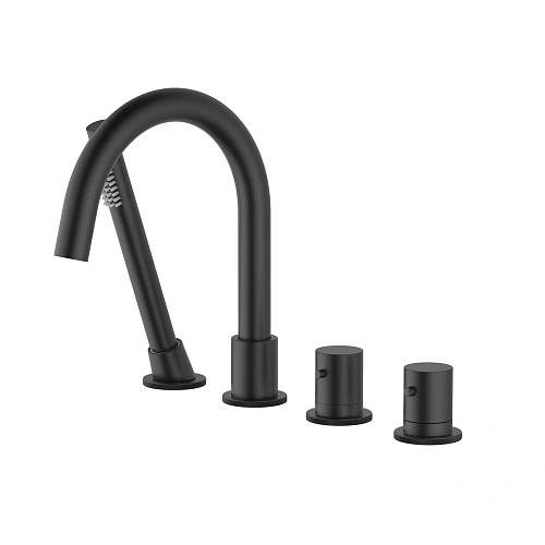 Смеситель на борт ванны Timo Saona 2330/03Y с термостатом черный Смеситель на борт ванны Timo Saona 2330/03Y с термостатом черный