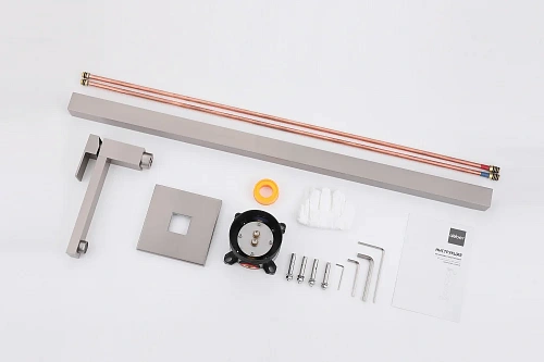 Смеситель для раковины ABBER Daheim AF8241SP напольный сатин Смеситель для раковины ABBER Daheim AF8241SP напольный сатин