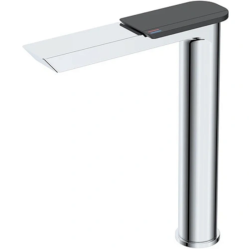 Смеситель для раковины BOCH MANN COMO CB XL BM9631 хром, ручка черный, высокий Смеситель для раковины BOCH MANN COMO CB XL BM9631 хром, ручка черный, высокий