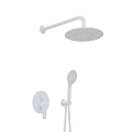 Душевая система CEZARES NAUTIC-DSIP-BIO встраиваемая, верхний душ 25 см, верхняя лейка металл, белый матовый Душевая система CEZARES NAUTIC-DSIP-BIO встраиваемая, верхний душ 25 см, верхняя лейка металл, белый матовый
