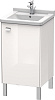 Картинка анонса товара «тумба под раковину duravit brioso br4420r1022 напольная 46 см белый глянцевый»