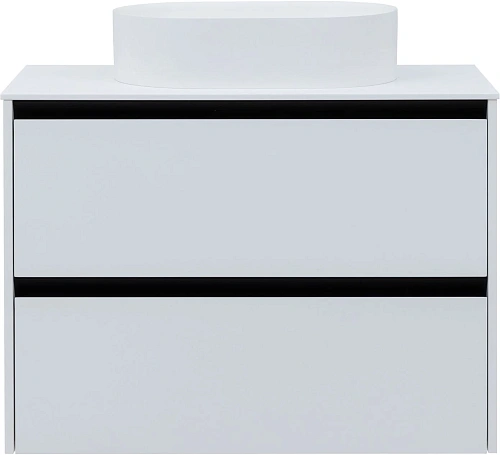 Тумба под раковину Allen Brau Activity 90 1.34005.WM белый матовый/черный брашированный Тумба под раковину Allen Brau Activity 90 1.34005.WM белый матовый/черный брашированный