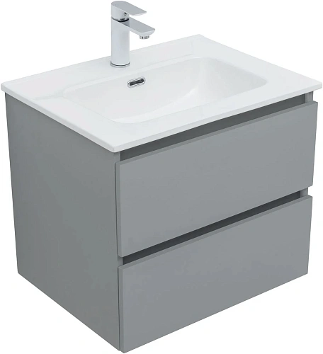 Тумба под раковину Aquanet Вега 2.0 60 мисти грин 00337959 подвесная Тумба под раковину Aquanet Вега 2.0 60 мисти грин 00337959 подвесная