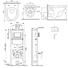Комплект инсталляции AM.PM Spirit V2.0 IS130101.701900 MasterFit с клавишей L белый с унитазом Spirit V2.0 Aquaspin Комплект инсталляции AM.PM Spirit V2.0 IS130101.701900 MasterFit с клавишей L белый с унитазом Spirit V2.0 Aquaspin