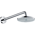 Верхний душ hansgrohe Raindance S 180 Air 1jet держатель 390 мм, хром 27468000 Верхний душ hansgrohe Raindance S 180 Air 1jet держатель 390 мм, хром 27468000