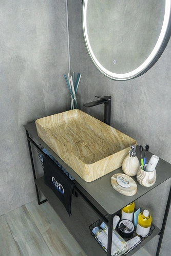 Раковина Gid Mnc595 54456 накладная под камень глянцевая 60x34x11 Раковина Gid Mnc595 54456 накладная под камень глянцевая 60x34x11