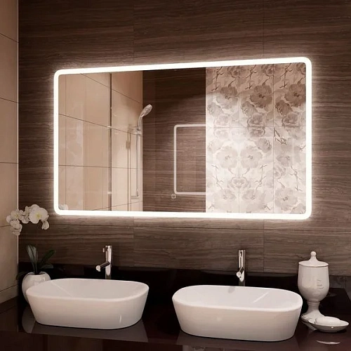 Зеркало Comforty Лотос-120 00-00013494 LED-подсветка, бесконтактный сенсор Зеркало Comforty Лотос-120 00-00013494 LED-подсветка, бесконтактный сенсор