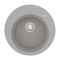 Кухонная мойка Lemark SULA 500 врезная круглая из кварцгранита, грей 9910003 Кухонная мойка Lemark SULA 500 врезная круглая из кварцгранита, грей 9910003