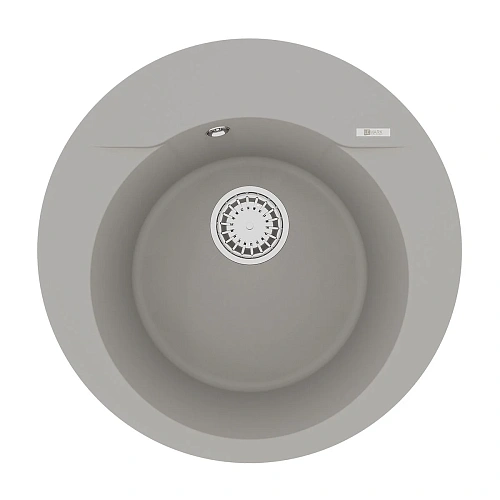 Кухонная мойка Lemark SULA 500 врезная круглая из кварцгранита, грей 9910003 Кухонная мойка Lemark SULA 500 врезная круглая из кварцгранита, грей 9910003