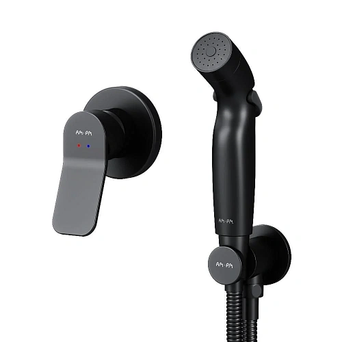 Гигиенический душ AM.PM X-Joy F40H85A22 встраиваемый, черный Гигиенический душ AM.PM X-Joy F40H85A22 встраиваемый, черный