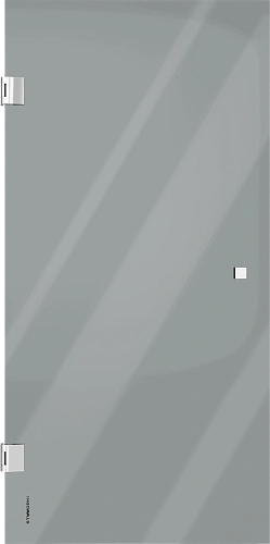 Шторка на ванну STWORKI Ольборг распашная, 70х140, профиль хром глянцевый, тонированное стекло 58312 583126 Шторка на ванну STWORKI Ольборг распашная, 70х140, профиль хром глянцевый, тонированное стекло 58312 583126