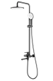 Душевая система Splenka S222.24.09, графит Душевая система Splenka S222.24.09, графит