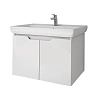 Тумба под раковину DREJA Q (D), 70 см, подвесная, 2 дверцы, белый глянец 99.1002 Тумба под раковину DREJA Q (D), 70 см, подвесная, 2 дверцы, белый глянец 99.1002