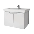 Тумба под раковину DREJA Q (D), 70 см, подвесная, 2 дверцы, белый глянец 99.1002 Тумба под раковину DREJA Q (D), 70 см, подвесная, 2 дверцы, белый глянец 99.1002