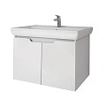 Тумба под раковину DREJA Q (D), 70 см, подвесная, 2 дверцы, белый глянец 99.1002 Тумба под раковину DREJA Q (D), 70 см, подвесная, 2 дверцы, белый глянец 99.1002