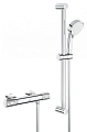Смеситель для душа GROHE Grohtherm 1000 Performance, с душевым гарнитуром, хром (34834000) термостат Смеситель для душа GROHE Grohtherm 1000 Performance, с душевым гарнитуром, хром (34834000) термостат