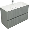Тумба с раковиной Aquanet Джейн 100 00332517 мисти грин