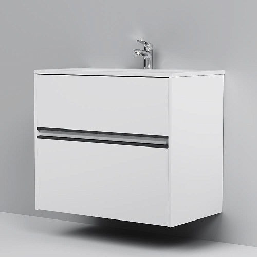 Тумба под раковину AM.PM Sense M7BFUX0802WG универсальная, 80 см, белый Тумба под раковину AM.PM Sense M7BFUX0802WG универсальная, 80 см, белый