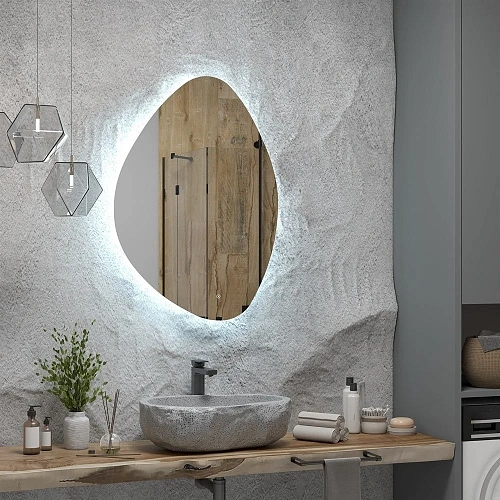 Зеркало Taliente Zled-A с LED-подсветкой, 70x100см, асимметричное TA-Zled-A70100 Зеркало Taliente Zled-A с LED-подсветкой, 70x100см, асимметричное TA-Zled-A70100