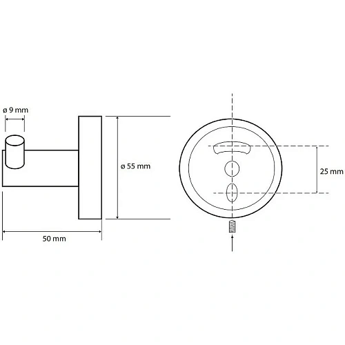Крючок Bemeta Coral 158106032 Крючок Bemeta Coral 158106032