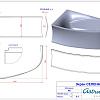 Ванна из искусственного камня Astra-Form Селена 01010080 левая, Solid Surface 1700х1000 Ванна из искусственного камня Astra-Form Селена 01010080 левая, Solid Surface 1700х1000