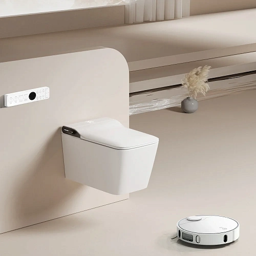 Комплект унитаза ABBER Rechteck AC1215S электронный с функцией биде, с инсталляцией AC0101P2 Комплект унитаза ABBER Rechteck AC1215S электронный с функцией биде, с инсталляцией AC0101P2