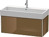 Тумба под раковину Duravit XSquare XS409606161 подвесная 98 см Коричнево-оливковый глянцевый
