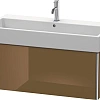 Тумба под раковину Duravit XSquare XS409606161 подвесная 98 см Коричнево-оливковый глянцевый Тумба под раковину Duravit XSquare XS409606161 подвесная 98 см Коричнево-оливковый глянцевый