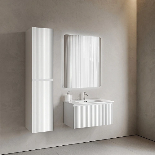 Тумба под раковину SANCOS Snob SNR1.080W R 1.0 790х445х406 Bianco подвесная Тумба под раковину SANCOS Snob SNR1.080W R 1.0 790х445х406 Bianco подвесная