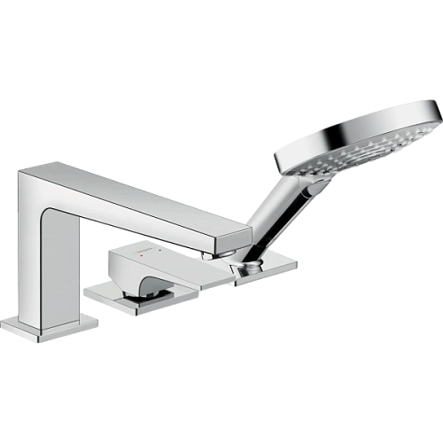 Смеситель на борт ванны Hansgrohe Metropol на 3 отверстия 32550000, хром Смеситель на борт ванны Hansgrohe Metropol на 3 отверстия 32550000, хром