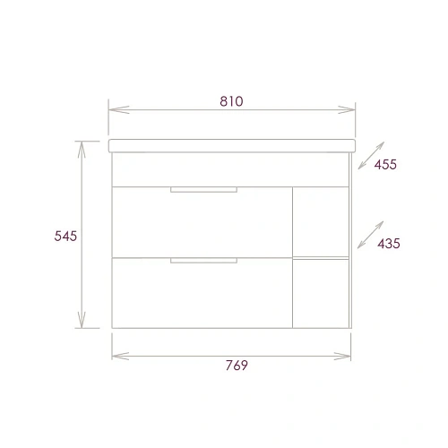 Тумба под раковину Onika ЛЕГРАН 80.13 дуб галифакс 108047 Тумба под раковину Onika ЛЕГРАН 80.13 дуб галифакс 108047