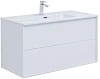 Тумба под раковину Aquanet Lino 80 (Flat) белый глянец 00287542