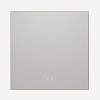 Картинка анонса товара «зеркало vincea led vlm-4f800gm-2 800х800 сенсорное, антизапотевание, вороненая сталь»