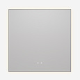 Детальная картинка товара «зеркало vincea led vlm-4f800gm-2 800х800 сенсорное, антизапотевание, вороненая сталь»