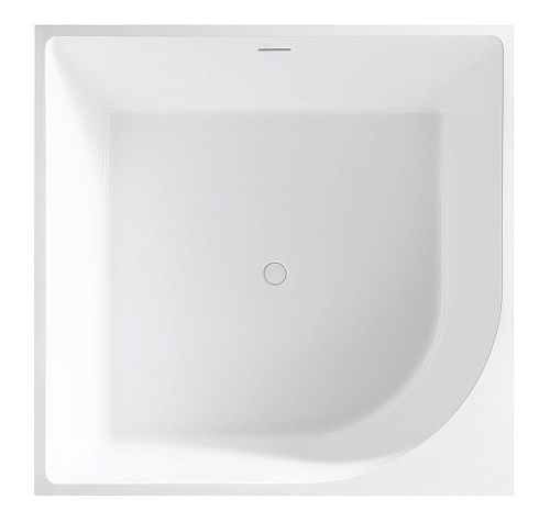 Ванна отдельностоящая ABBER AB9337 140x140 универсальная, белая акриловая Ванна отдельностоящая ABBER AB9337 140x140 универсальная, белая акриловая