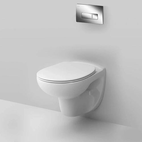 Комплект унитаза AM.PM Sense IS48051.741700 с инсталляцией, сиденьем микролифт и клавишей смыва Комплект унитаза AM.PM Sense IS48051.741700 с инсталляцией, сиденьем микролифт и клавишей смыва