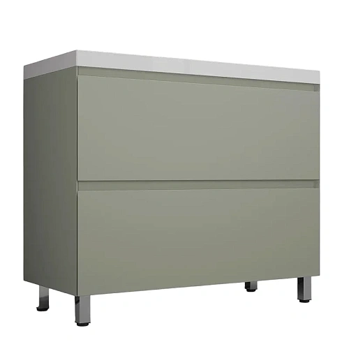 Тумба под раковину Style Line Манхэттен 100 см ЛС-00002370 напольная, олива Тумба под раковину Style Line Манхэттен 100 см ЛС-00002370 напольная, олива