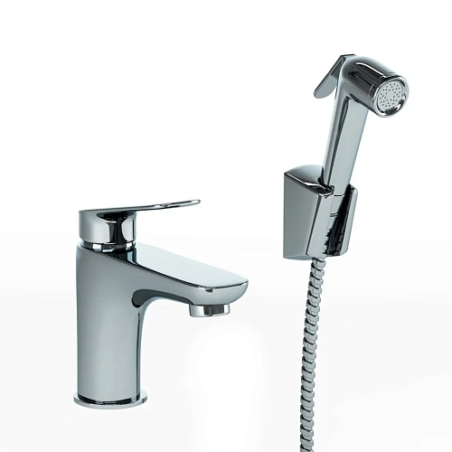 Смеситель для раковины Paini Laguna LACR205/574 с гигиеническим душем Смеситель для раковины Paini Laguna LACR205/574 с гигиеническим душем