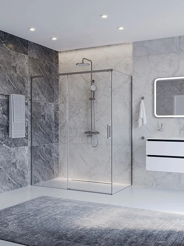 Душевой уголок CEZARES PLANE-AH-1-160/100-C-IN 160x100 см Душевой уголок CEZARES PLANE-AH-1-160/100-C-IN 160x100 см