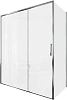Душевой уголок Aquanet Pleasure Evo 160x100 AE65-160x100-CT профиль хром, прозрачное стекло