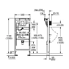 Инсталляция для писсуара GROHE Rapid SL 38803001 для ИК-панели или механического смыва Инсталляция для писсуара GROHE Rapid SL 38803001 для ИК-панели или механического смыва