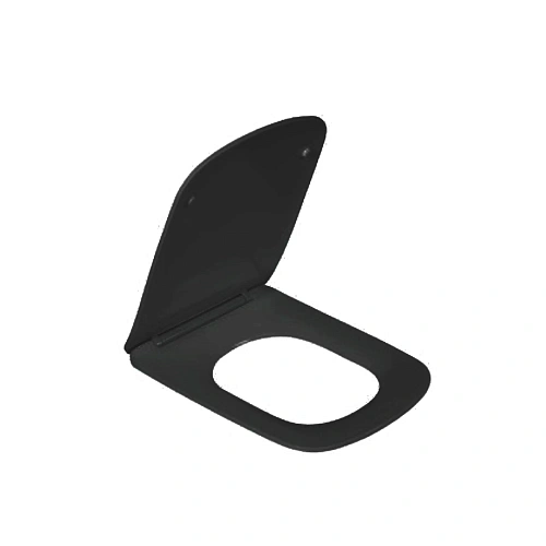 Крышка-сиденье Grossman 49GR40BMS тонкое, черное матовое Крышка-сиденье Grossman 49GR40BMS тонкое, черное матовое