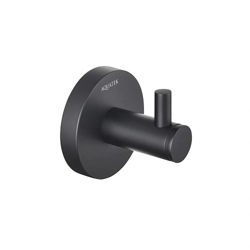 Крючок Aquatek ЕВРОПА AQ4101MB черный матовый Крючок Aquatek ЕВРОПА AQ4101MB черный матовый