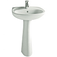 Детальная картинка товара «раковина vitra normus 9600b003-7650 55 см с пьедесталом»