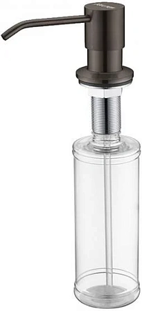 Дозатор жидкого мыла Paulmark REIN D002-GM вороненая сталь Дозатор жидкого мыла Paulmark REIN D002-GM вороненая сталь