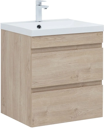 Тумба под раковину Aquanet Нота New 60 дуб светлый 00334197 подвесная Тумба под раковину Aquanet Нота New 60 дуб светлый 00334197 подвесная