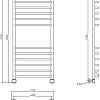 Полотенцесушитель водяной Aquanet Romeo(г) 1200x400 00237059 Полотенцесушитель водяной Aquanet Romeo(г) 1200x400 00237059
