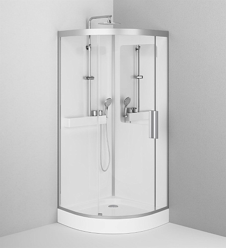 Душевая кабина AM.PM Like W80C-016-090MTA без90х90 см, гидромассажа Душевая кабина AM.PM Like W80C-016-090MTA без90х90 см, гидромассажа